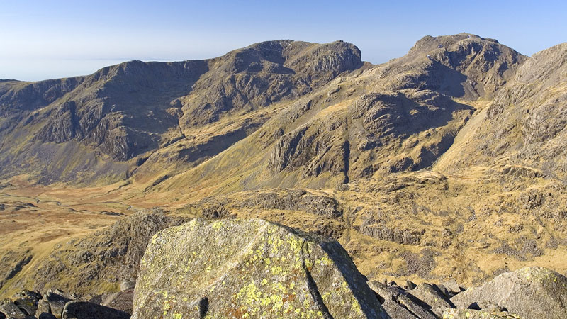 The Scafells from Bow Fell The Scafells from Bow Fell