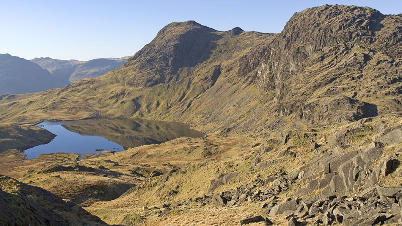 Stickle Tarn with Harrison Stickle & Pavey Ark Stickle Tarn with Harrison Stickle & Pavey Ark