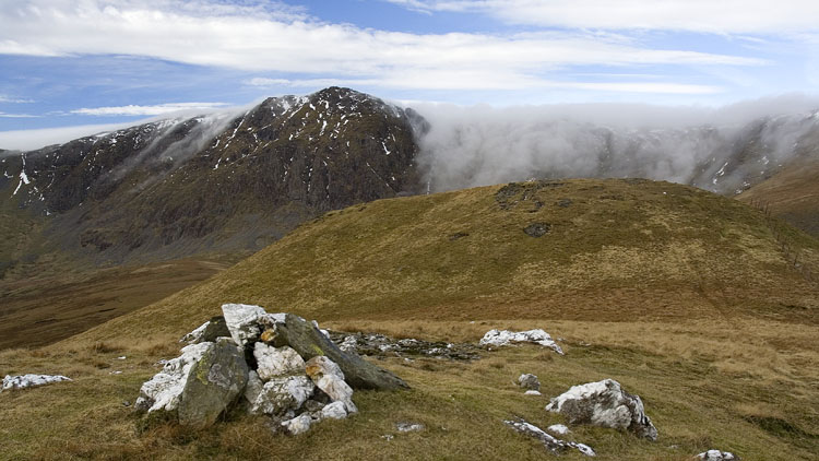 The ridge from Foel Hafod-fynydd The ridge from Foel Hafod-fynydd