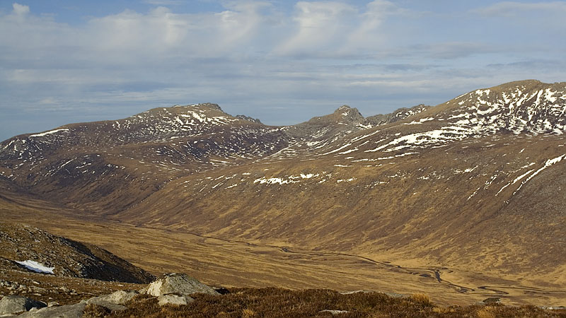 Upper Glen Iorsa from Sail Chalmadale Upper Glen Iorsa from Sail Chalmadale