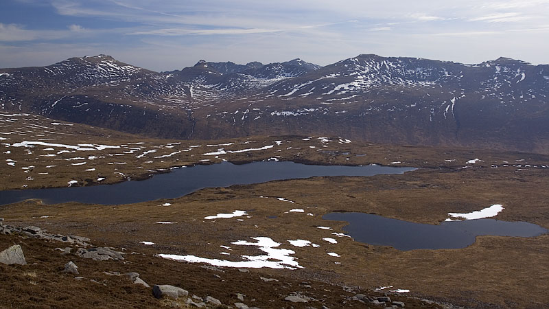 View over Dubh Loch & Loch Tanna View over Dubh Loch & Loch Tanna