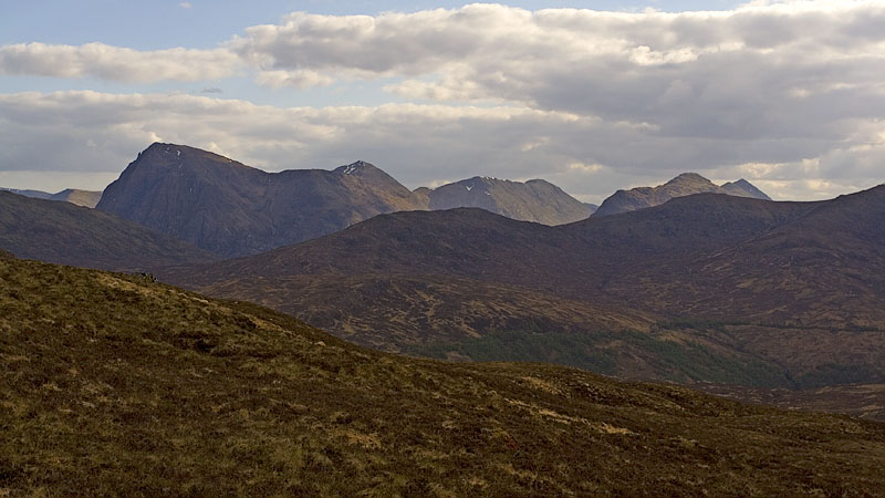 View SW from Meall na Cruaidhe