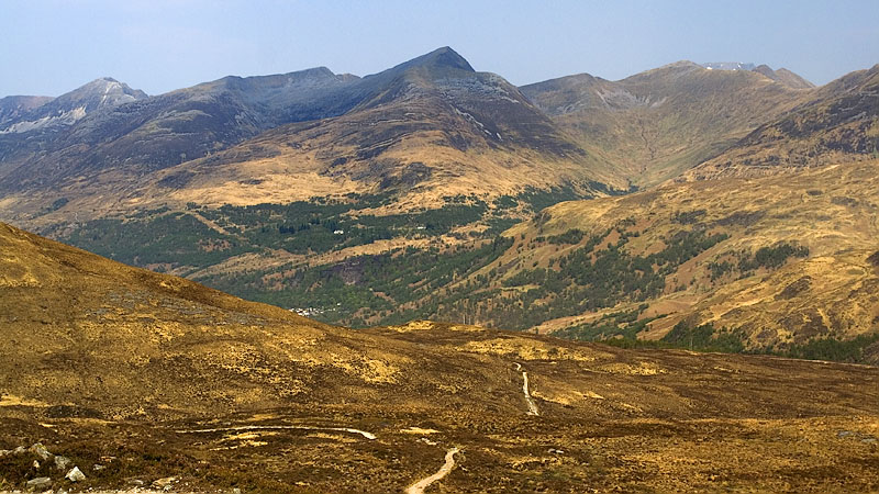 The Mamores from the WHW