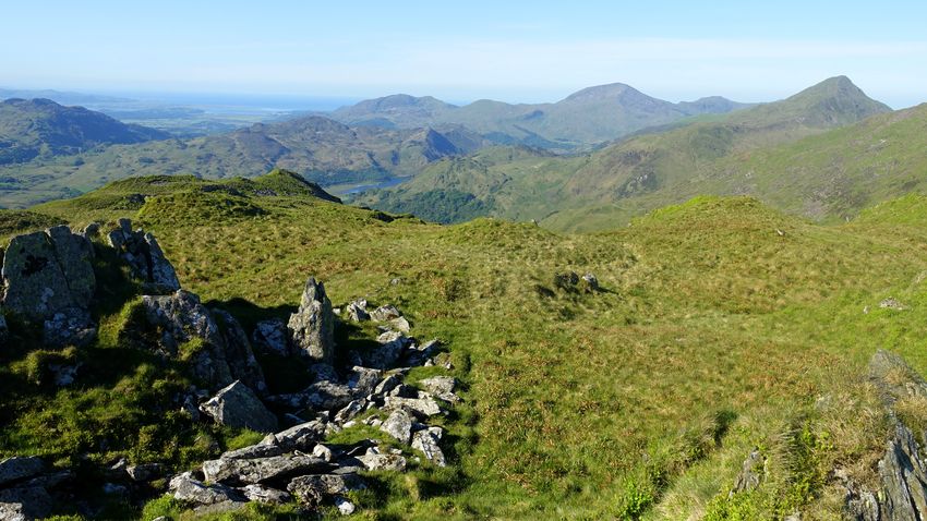 Hebog ridge & Yr Aran from Gallt y Wenallt
