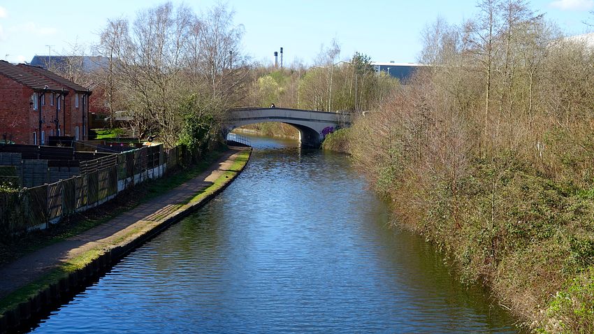 Western arm of canal