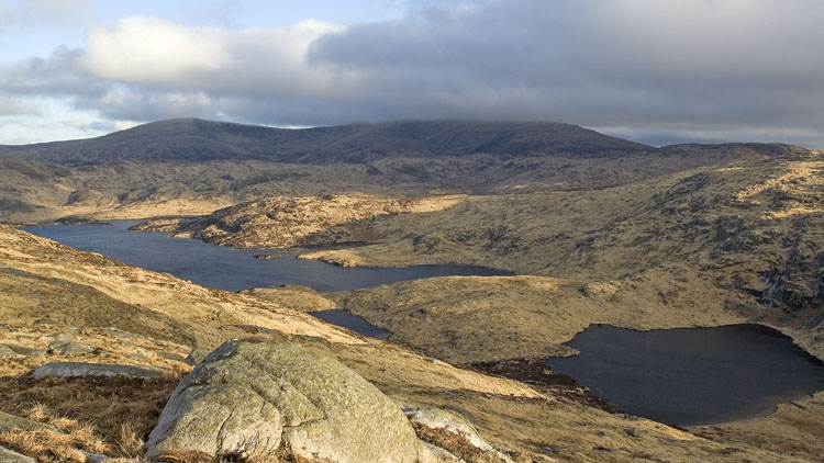 Loch Narroch and Loch Valley from Clints of the Buss