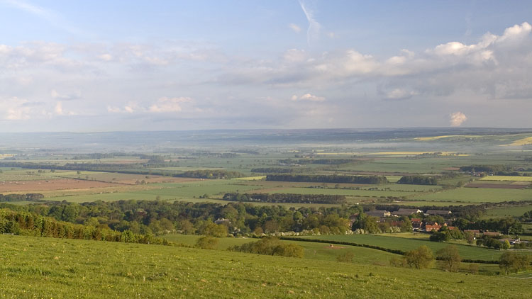 View from Heslerton Brow