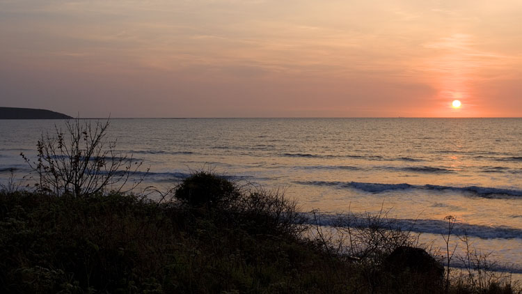 Dawn from the pitch at Mile Haven
