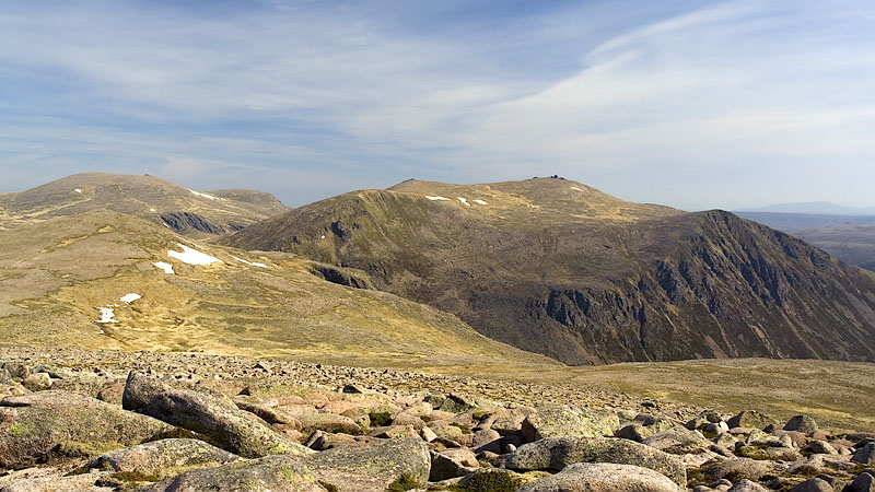 Beinn Mheadhoin from ascent of Derry Cairngorm