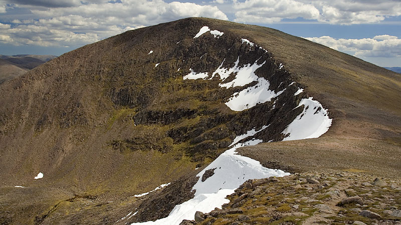 Looking back to Cairn Toul