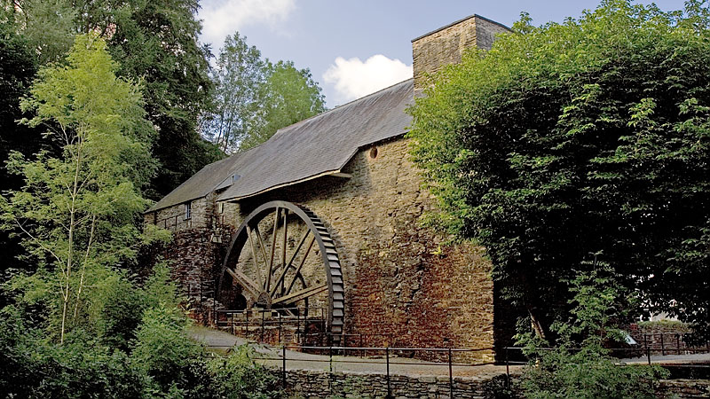 Furnace water wheel