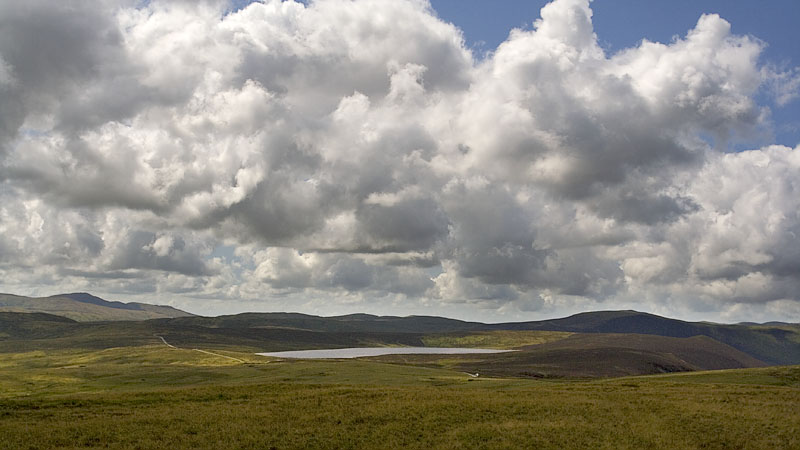 Distant view of Glaslyn