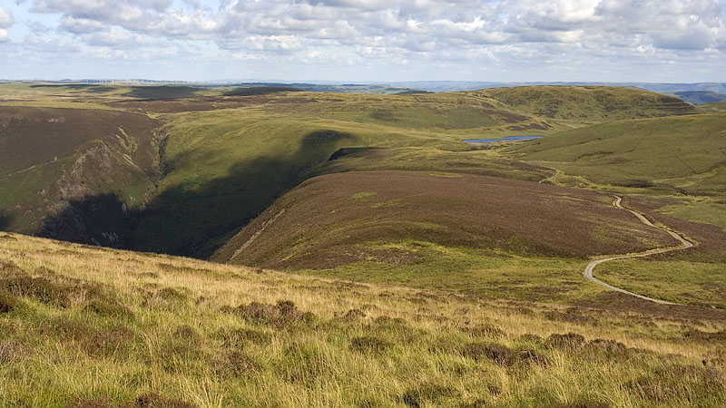 Looking back to Llyn Cwm-byr