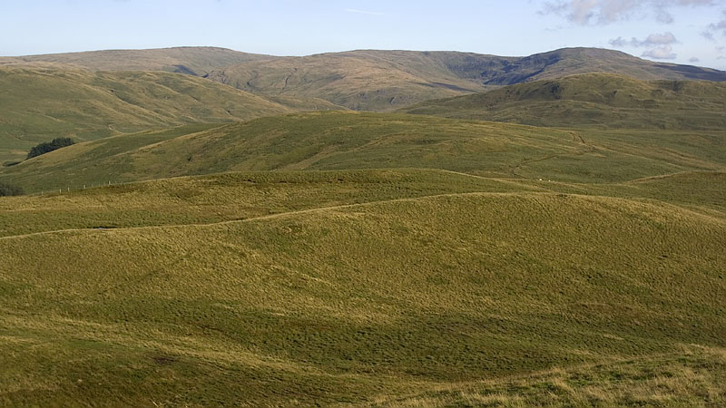 View to Pumlumon from Foel Grafiau