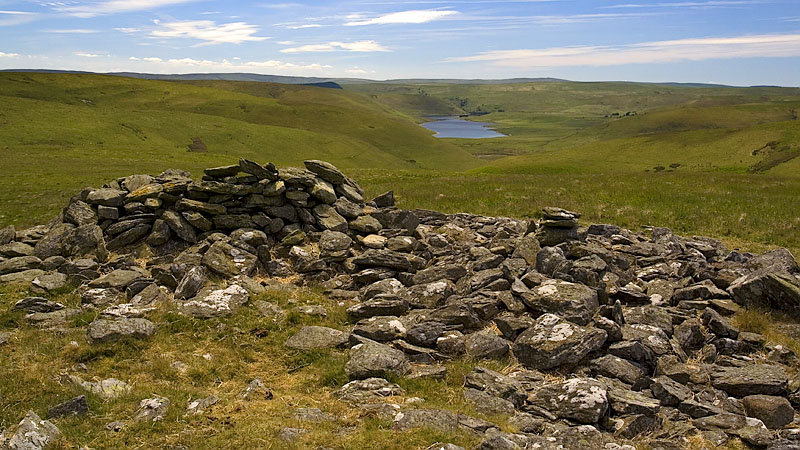 Carn-wen and Craig Goch reservoir