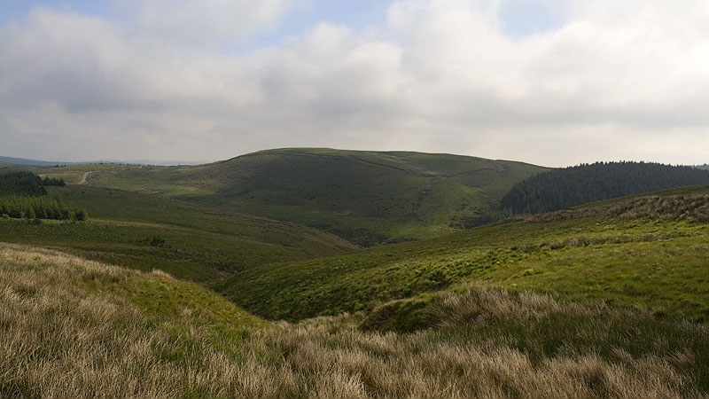Approaching Esgair y Maesnant SE Top