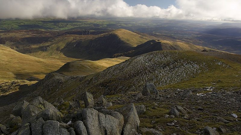 The SE ridge of Carnedd Llewelyn