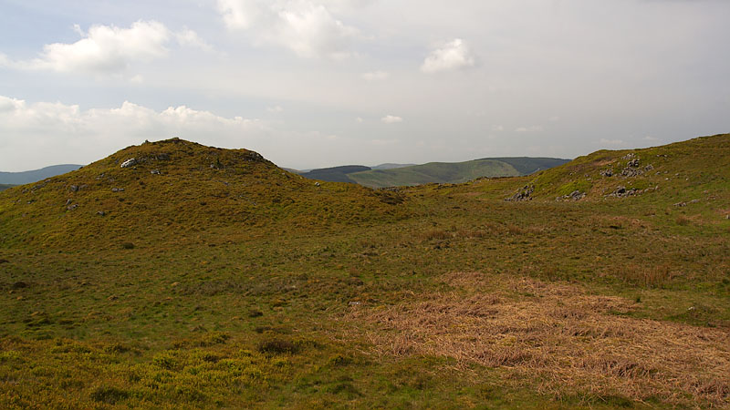 Summit plateau of Craig Rhiwarth