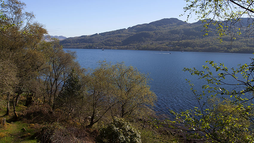 View over Loch Riddon from Creagan Dubh walkway