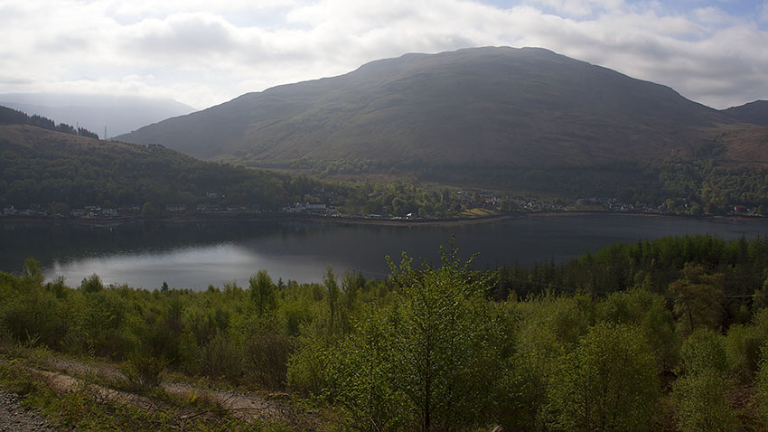 View over Loch Long from the Ardgartan to Arrochar path