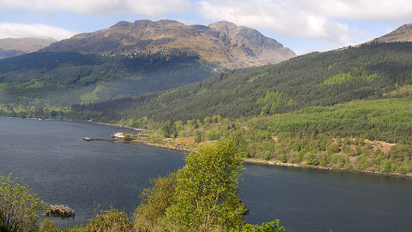 View over Loch Long from the Arrochar to Tarbet Path
