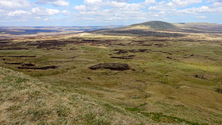 View to Arnside Rake & Mickle Fell from Little Fell edge