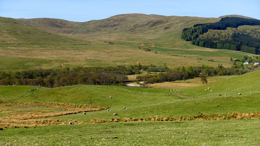 View back to Spittal of Glenshee and An Lairig