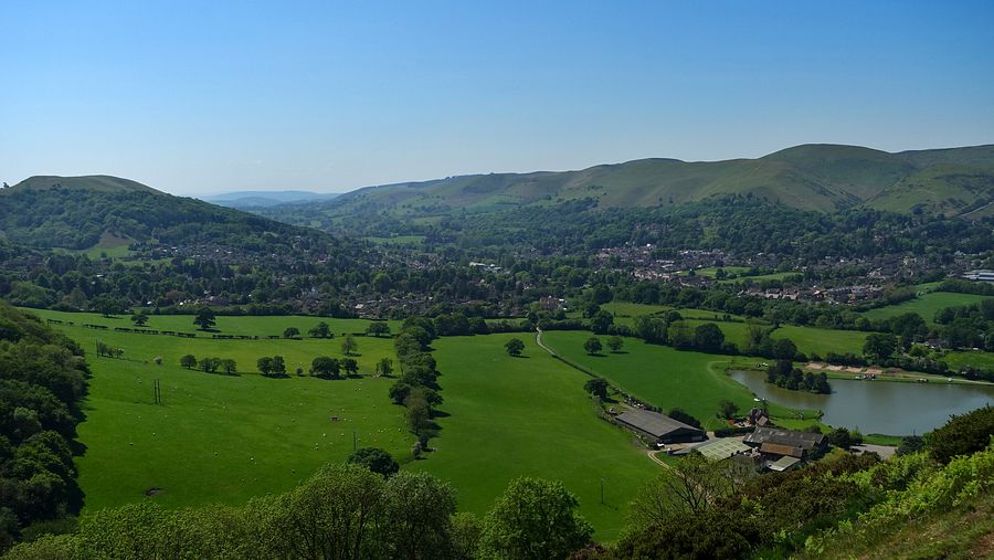 View from ascent of Caer Caradoc View from ascent of Caer Caradoc