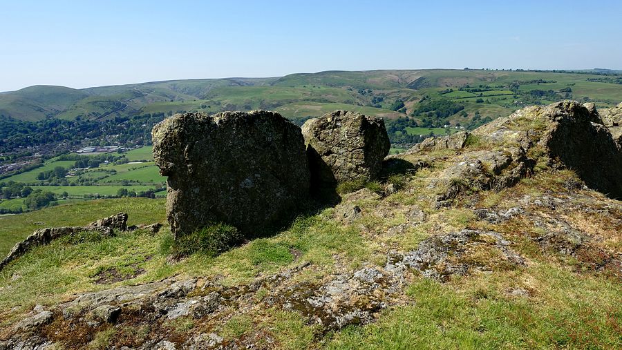 View to Long Mynd from Caer Caradoc View to Long Mynd from Caer Caradoc