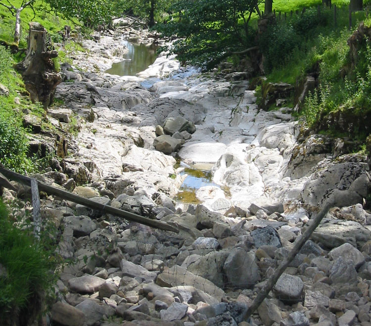 Dry Wath resurgence North of Lofthouse