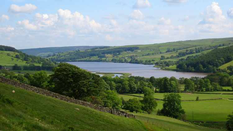 Gouthwaite Reservoir from the West