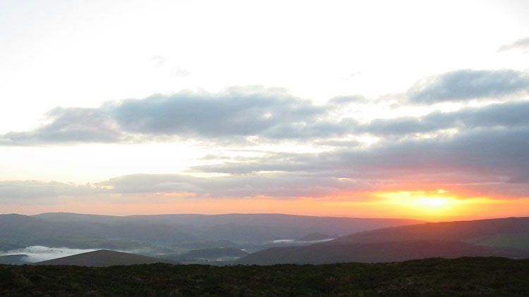 Sunrise from Moel Fferna