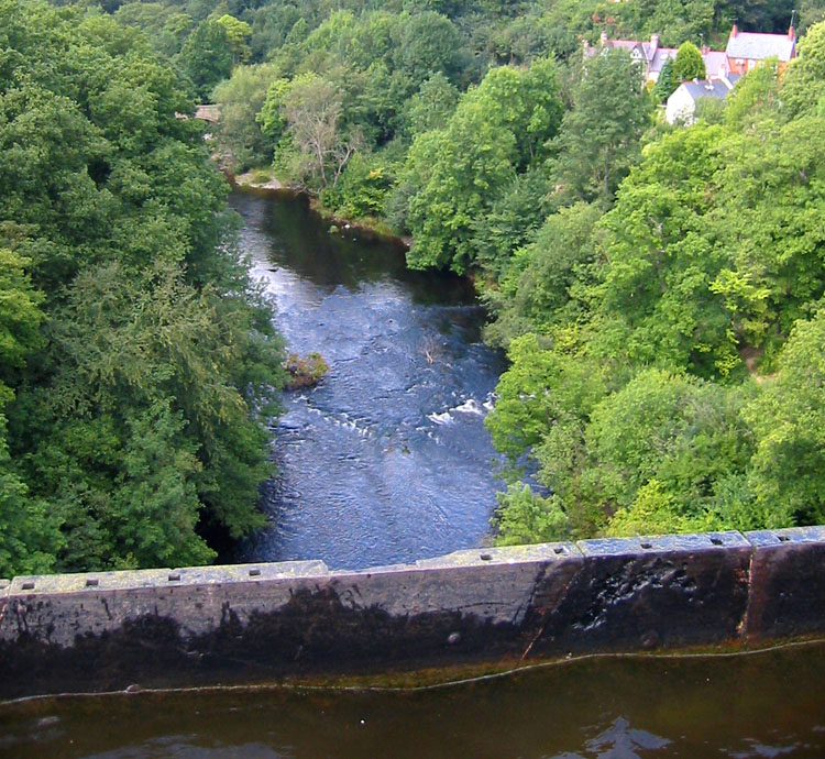 The Dee from the Thomas Telford aqueduct