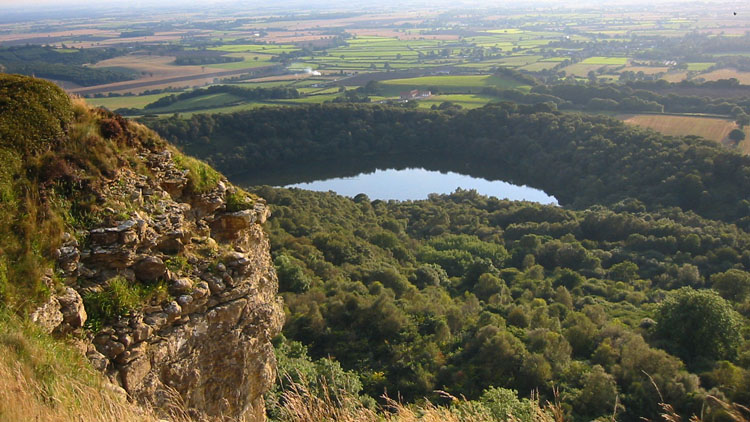 Gormire Lake from Sutton Bank