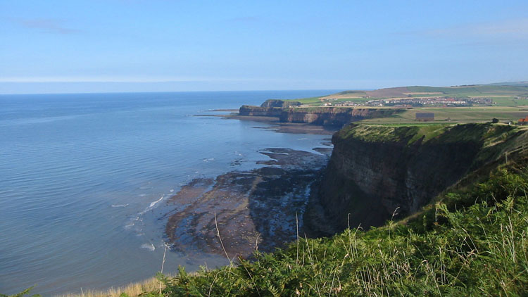Approaching Staithes