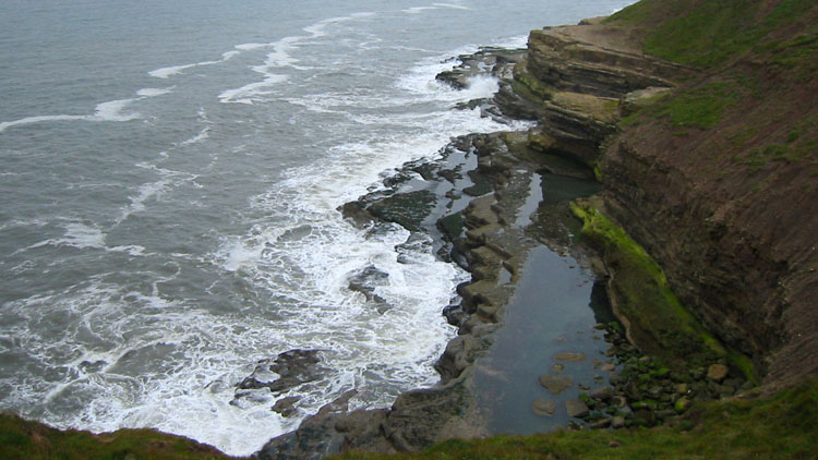 Filey cliffs
