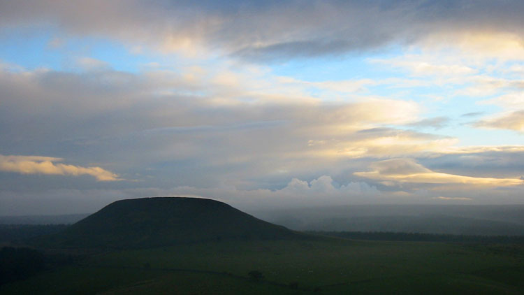 Dawn sky and Blakey Topping
