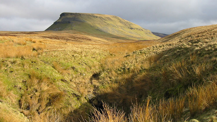 Pen-y-Ghent and moorland
