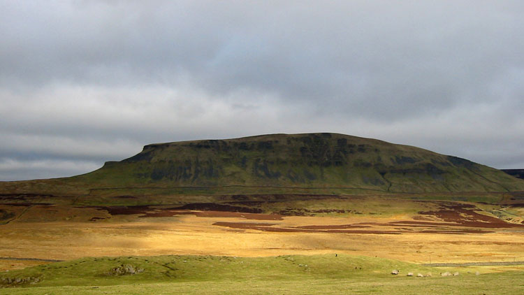 Pen-y-Ghent and moorland