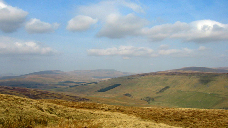 View north from Widdale Fell