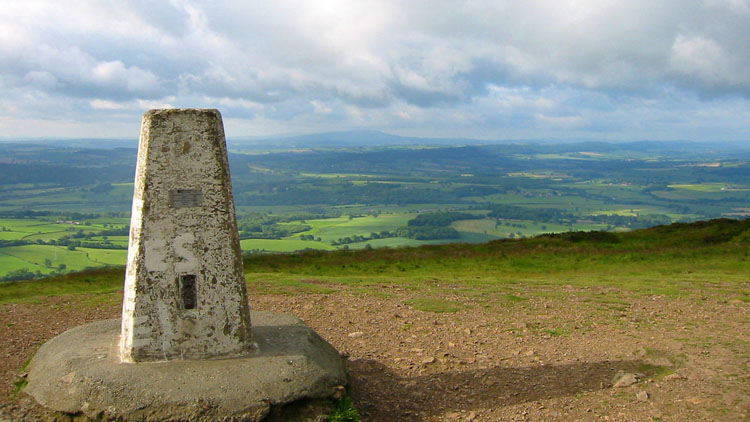 View from summit of Wrekin
