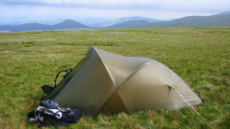 Pitch on Foel Fras