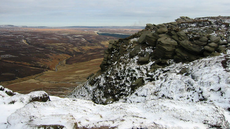 View towards Bleaklow from the north edge