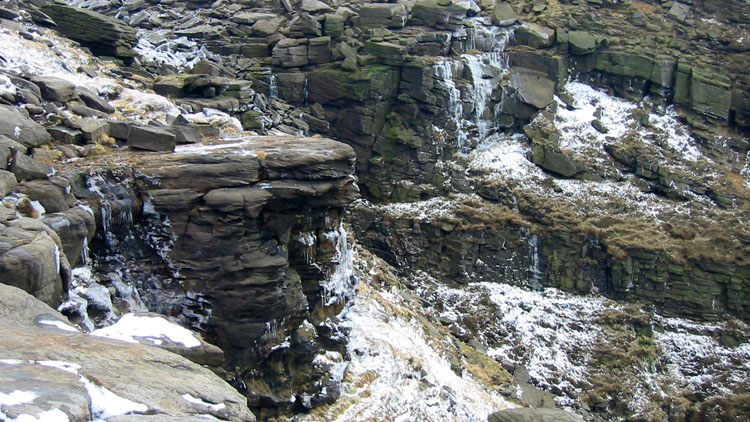 Kinder Downfall from the north-west