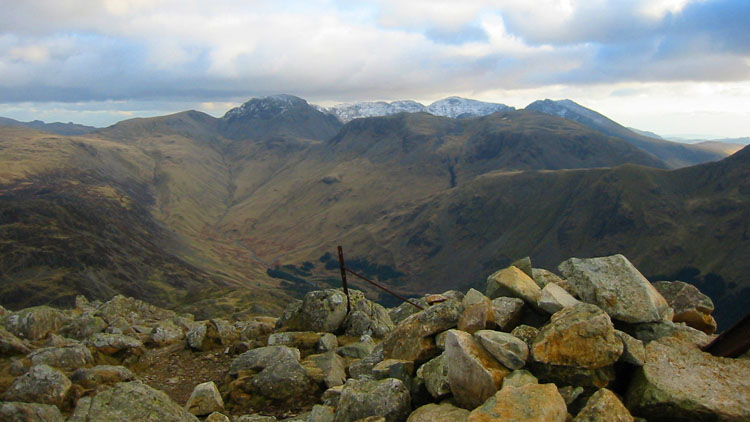Great Gable & the Scafells from High Crag