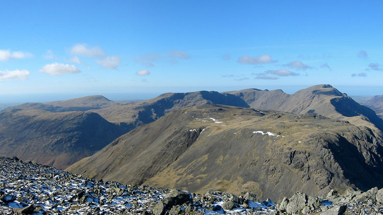 The Mosedale Horseshoe from Great Gable 