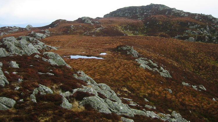 Pool on Creigiau Gleision ridge