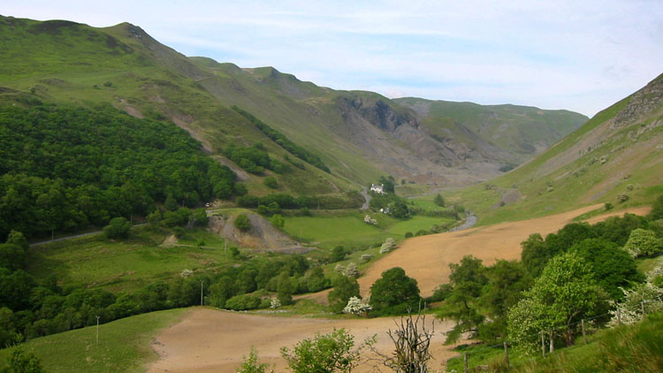The Cwmystwyth valley