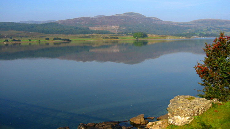 Moel y Gyrafolen across Llyn Trawsfynydd