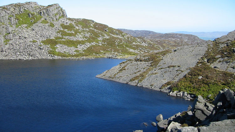 Llyn Du below Rhinog Fawr